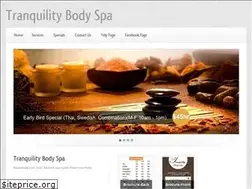 Sites similar to tranquilitybodyspa.com