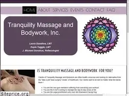 Sites similar to tranquilitymassageinc.com