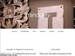 Sites similar to tranquilitysalon.net