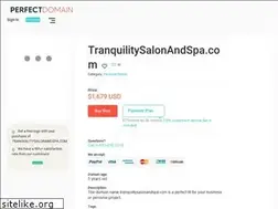 Sites similar to tranquilitysalonandspa.com