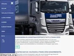 Sites similar to trans-sped.hu