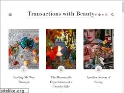 Sites similar to transactionswithbeauty.com