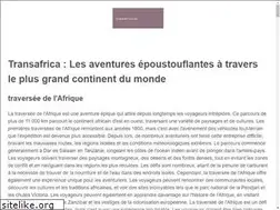 Sites similar to transafrica.eu