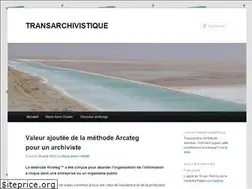 Sites similar to transarchivistique.fr