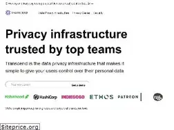 Sites similar to transcend.io