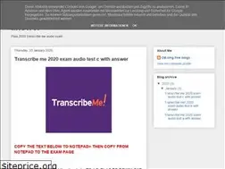 Sites similar to transcribemadeeasy.blogspot.com