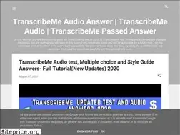 Sites similar to transcribemeaudio.blogspot.com