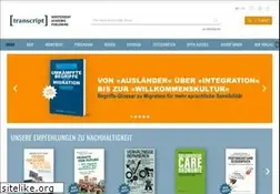Sites similar to transcript-verlag.de