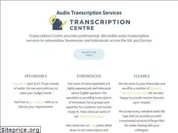 Sites similar to transcriptioncentre.co.uk