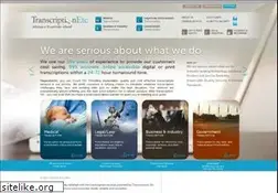 Sites similar to transcriptionetc.com
