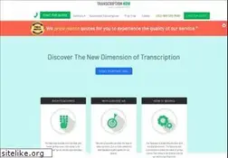 Sites similar to transcriptionnow.com