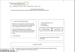 Sites similar to transcriptionpro.net