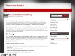 Sites similar to transcriptsolution.com