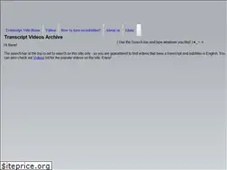 Sites similar to transcriptvids.com