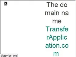 Sites similar to transferapplication.com