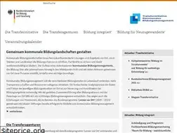 Sites similar to transferinitiative.de