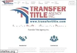 Sites similar to transfertitle.com