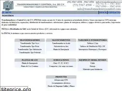 Sites similar to transformadoresycontrol.com