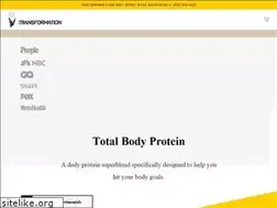Sites similar to transformationprotein.com