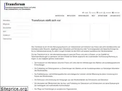Sites similar to transforum.de