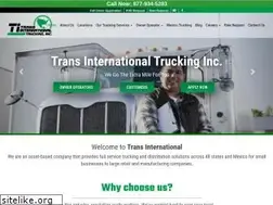 Sites similar to transinttrucking.com