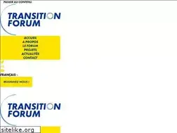 Sites similar to transition-forum.org