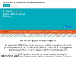 Sites similar to transitsocialinnovation.eu