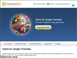 Sites similar to translateclient.com