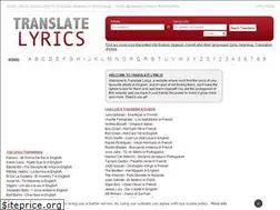 Sites similar to translatelyrics.net