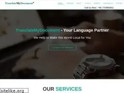 Sites similar to translatemydocument.in