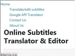 Sites similar to translatesubtitles.com