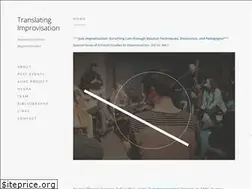Sites similar to translatingimprovisation.com