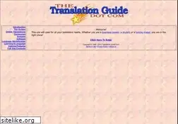 Sites similar to translation-guide.com