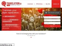 Sites similar to translation.io