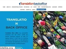 Sites similar to translationbackoffice.com
