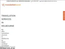 Sites similar to translationbound.com.au