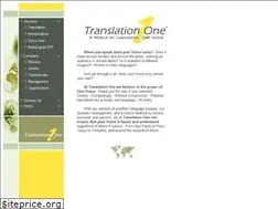 Sites similar to translationone.com
