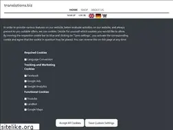 Sites similar to translations.biz