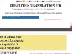 Sites similar to translationscertified.uk