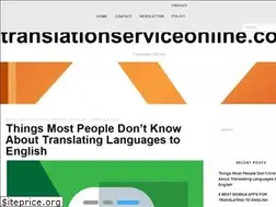 Sites similar to translationserviceonline.com