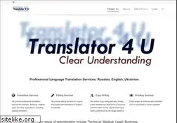Sites similar to translator4u.com