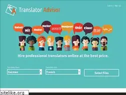 Sites similar to translatoradvisor.com