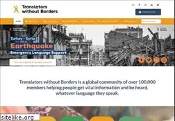 Sites similar to translatorswithoutborders.org