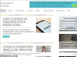 Sites similar to translatorthoughts.com