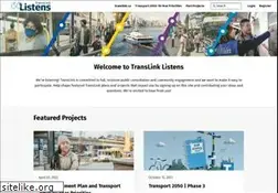 Sites similar to translinklistens.ca