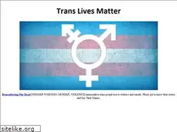 Sites similar to translivesmatter.info