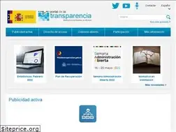 Sites similar to transparencia.gob.es