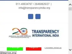Sites similar to transparencyindia.org