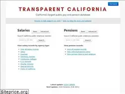 Sites similar to transparentcalifornia.com
