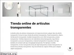 Sites similar to transparente.shop